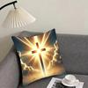 Cross Hot Cushion Cover Pillowcase Ultra Soft Skin Friendly Fabric Cloud Like Comfort Concealed Zipper