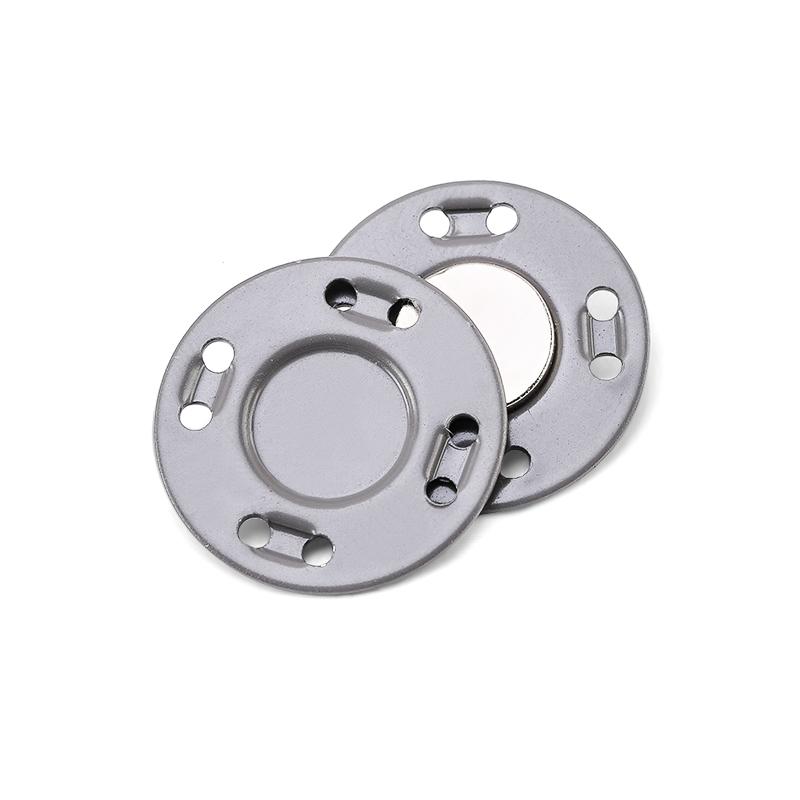 5 Pairs Sewing Metal Buttons Magnet Stone Colorful Automatic Magnetic Snap Buttons Invisible Suitcase Bag Coat Buckle Diy Craft