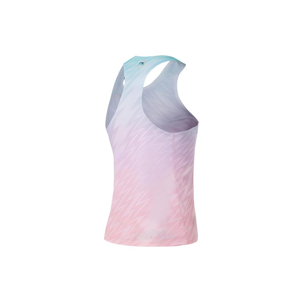 Li-Ning Running Series Competition Vest 'Pink Aqua' Men's AAYS037-1