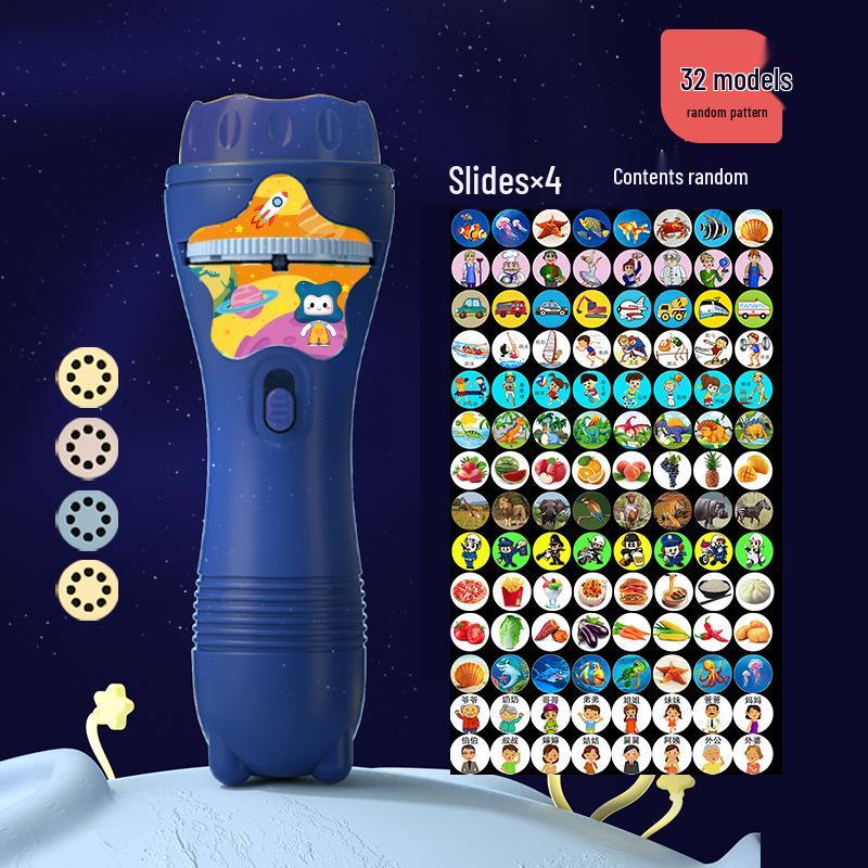 Douyin Kids Flashlight Starry Sky Projector - Educational Bedtime Story Toy