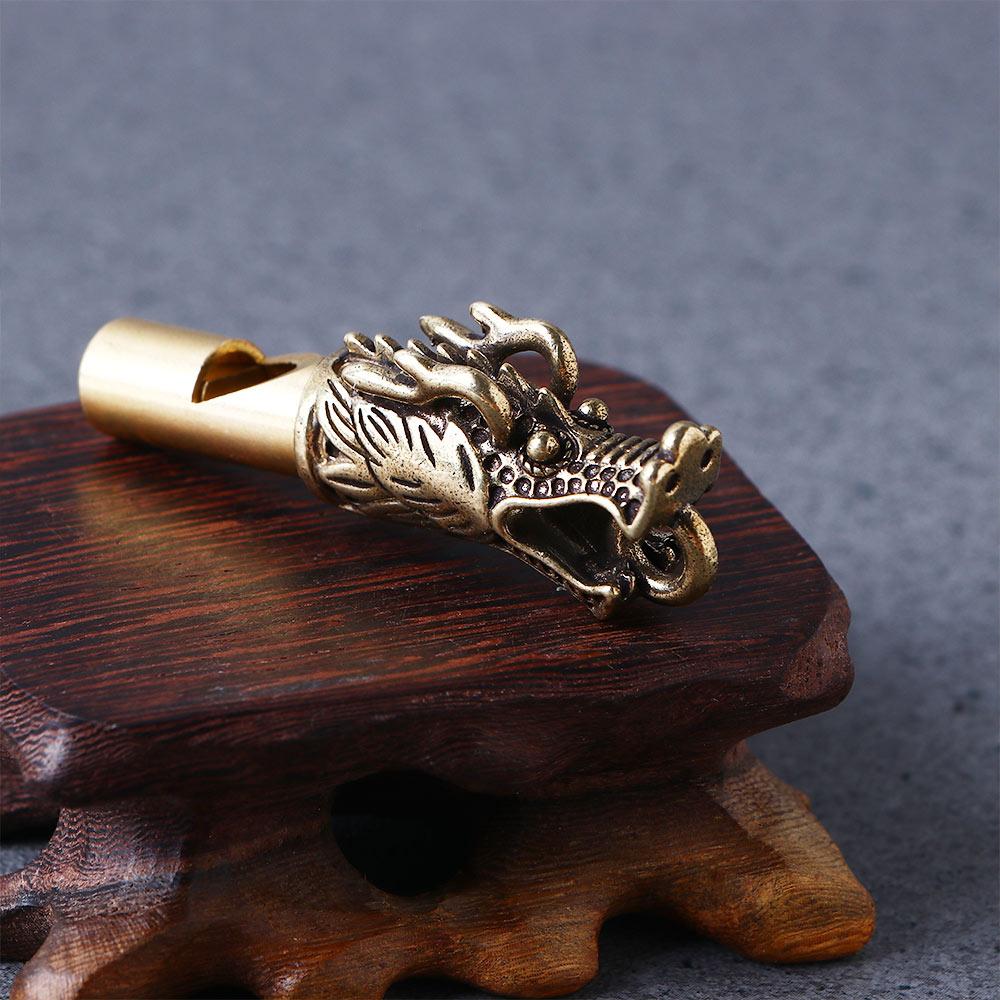 Charm Brass Keychain Survival Outdoor Whistle Outdoor Survival Tools Keys Chain Car Pendants