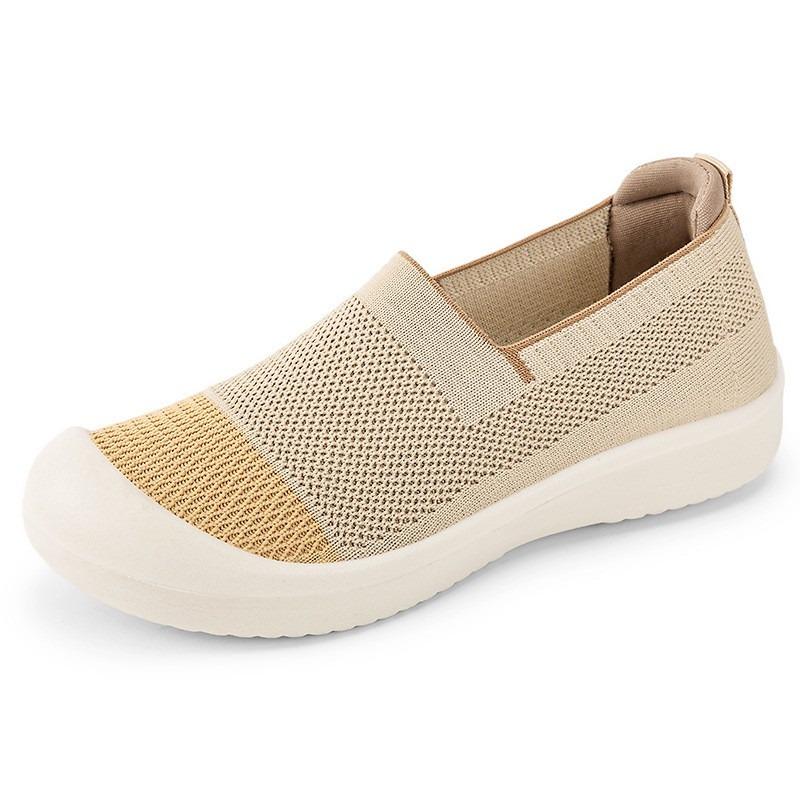Fashion Ladies Shoes 2025 Brand Slip-on Women's Vulcanize Shoes Fashion Color Matching Mesh Light Best Seller Comfortable Casual Shoes