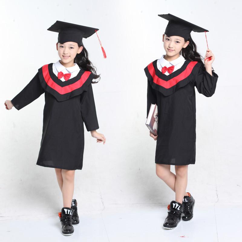 Performance Doctoral Master Gowns Kids Cosplay Costume Halloween Gift Party