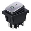 16A/220V LED Lighted Rocker Switches Marine Boats Rocker Switches With Light 6 Pin Toggle Switches Easy To Use