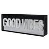 Led Neon Lamp With The Inscription Good Vibes, Modern