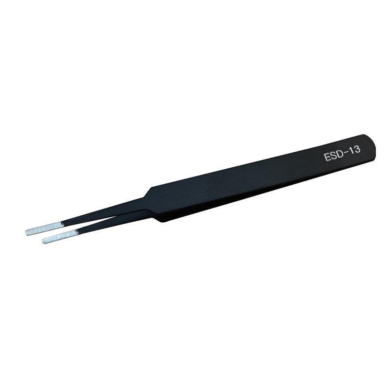 Anti-Static ESD Precision Stainless Steel Tweezers for Eyelash and Eyebrow Styling