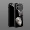 Double Moon Heart-Shaped Cosmic Romance Pattern Phone Case for iPhone 17 17Pro 17ProMax 17Air 16 16Pro 16ProMax 16Plus 16e