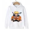 Kinder Naruto Hoodie, Kinder Kapuzenpullover mit Kordelzug Chibi Uzumaki Naruto Grafikdruck Lässiger Pullover Oberteil Anime Kleidung
