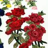 Polyester DIY Embroidered Jeans Decor Applique 3D Flower Patch