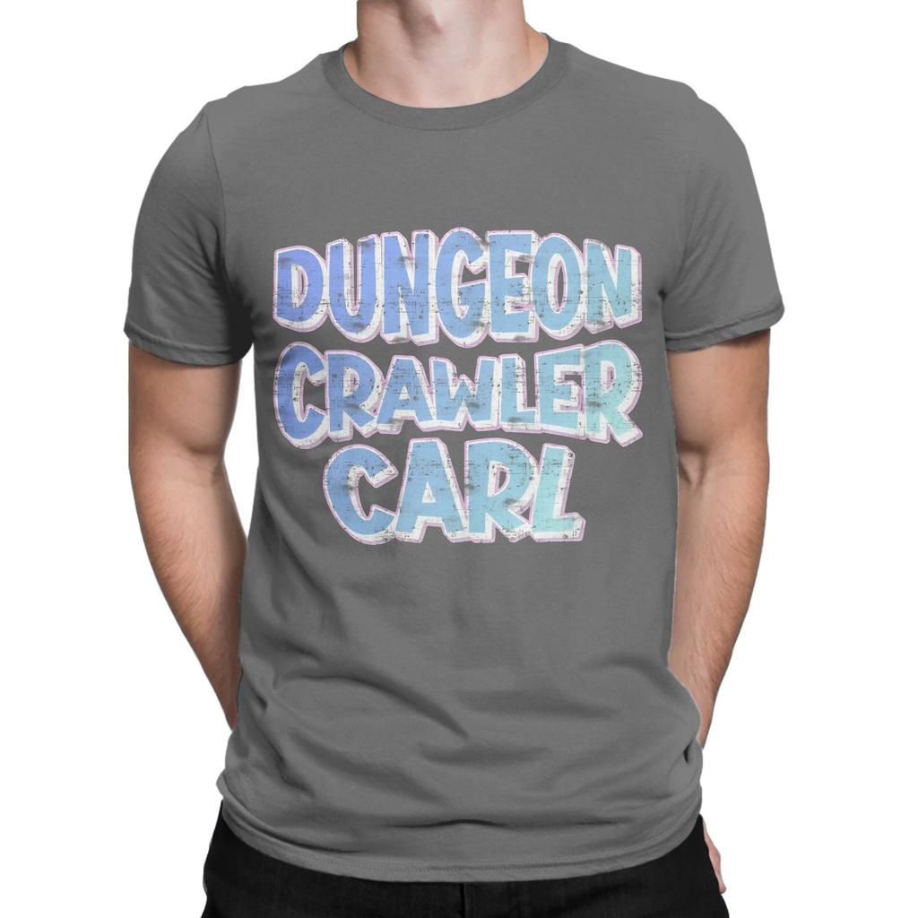 Dungeon Crawler Carl Blue Graphic Funny 100 Cotton TShirt Dungeon Crawler Carl Tops Tees For Unisex