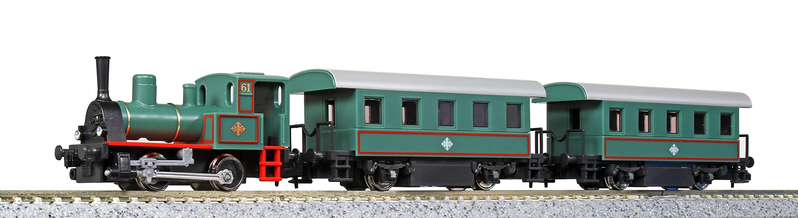 

KATO N Gauge Chibi Loco Fun Town Steam Locomotive Model Train Set, 10-503-1