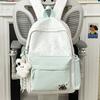 Schoolbag cute contrasting backpack female stars cute small fresh backpack high school student college student junior high school girl schoolbag