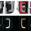 Motorrad LED Tagfahrlicht Blinker Verkleidung Untere Gitter Für Harley Touring Street Electra Glide CVO Limited 2014-2022