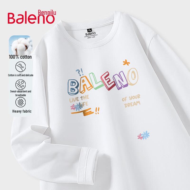 Baleno Men s Heavyweight Cotton Long Sleeve T-Shirt XL