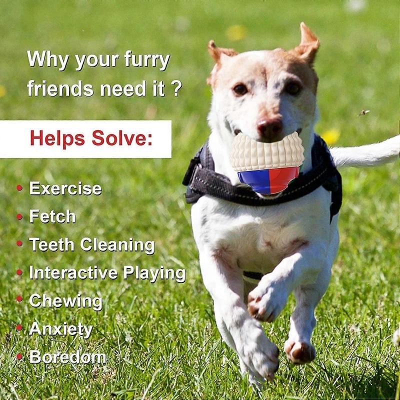 Yoyo Ball for Dogs Dog Rope Toys Dog Toy for IQ Improving Dog Chew Ball with Stretchable Rope