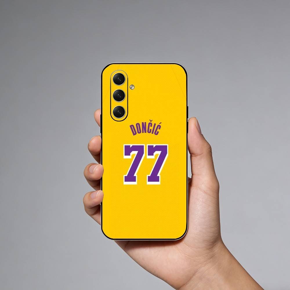 Basketball L-Luka D-Doncic 77 Phone Case For Samsung Galaxy A73,21,22,32,71,53,52,51,80,5G Soft Black Cover