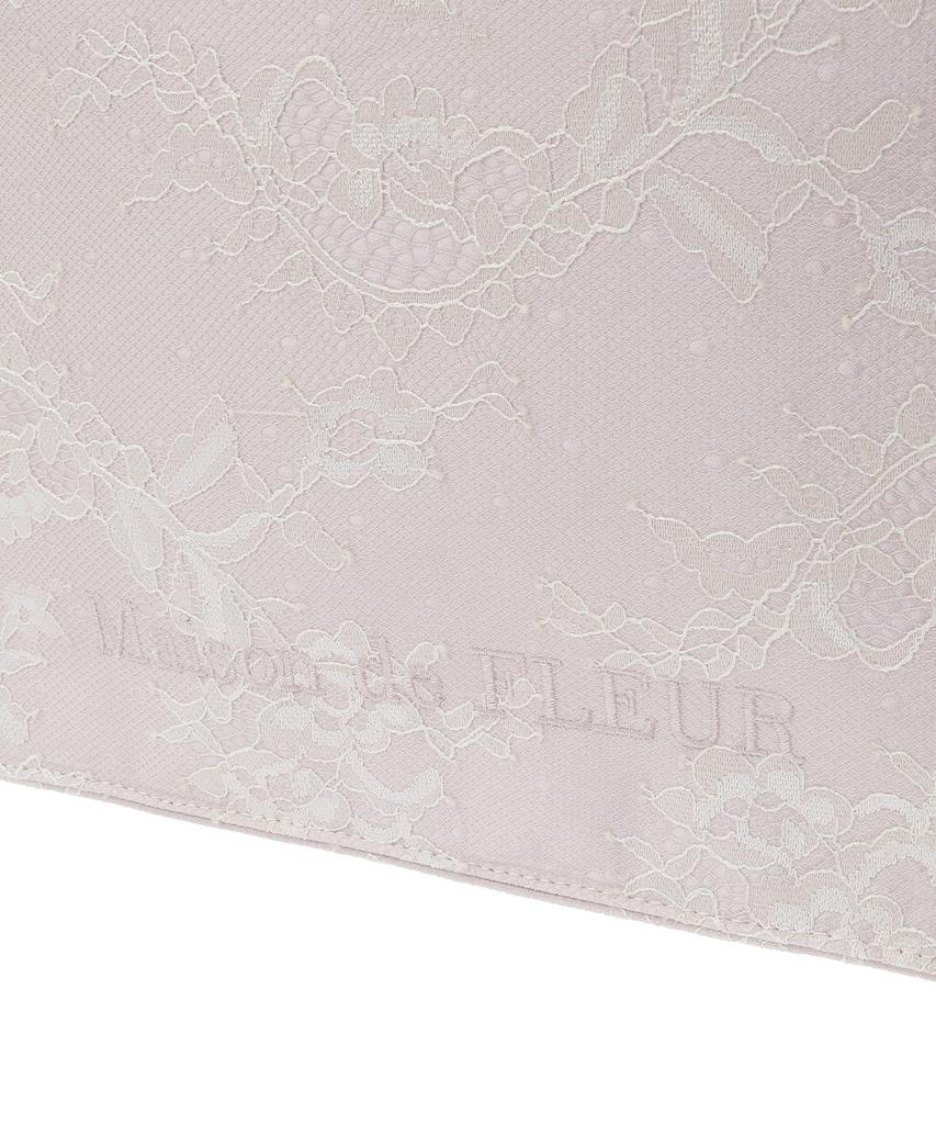 Maison De FLEUR Lace Frill Handle Square Tote Bag, Light Pink, Size F, 08000893600