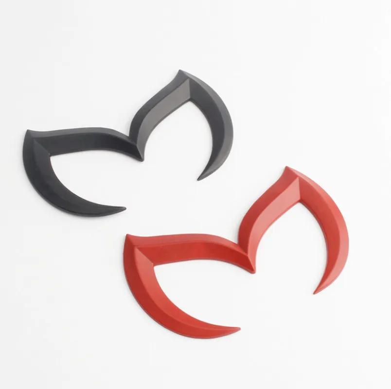 Emblema Metallo 3D Pipistrello Portellone Posteriore Auto Badge Adesivo Decalcomanie Per M3 M6 M7 Atenza CX-30 50 60 MX-5 CX-3 5 7 Accessori Styling