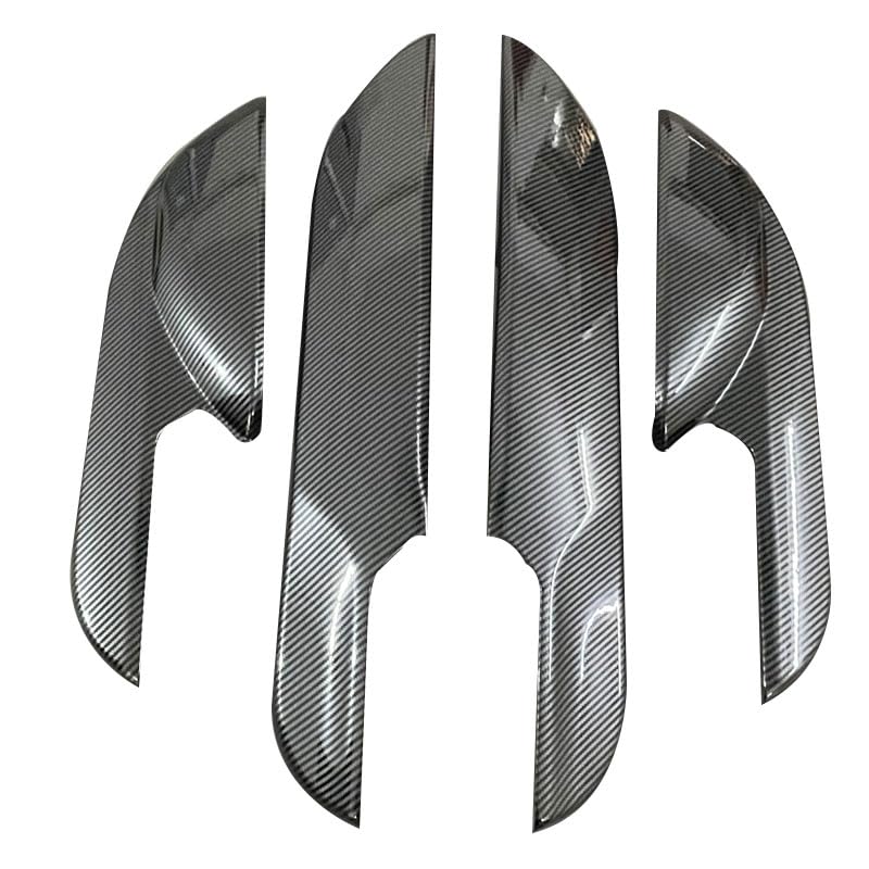 TADOKAPATU Door Kick Door Kick Door Trim Door Panel Door Stain and Scratch Interior Interior ABS 4 Carbon Fiber Compatible with Toyota Prius 60 Series