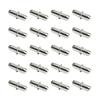 20Pcs Metal Cabinet Wardrobe Shelf Support Pins Studs Pegs Bookcases Shelves Seperator Storage Brackets Metal Pin M4YD