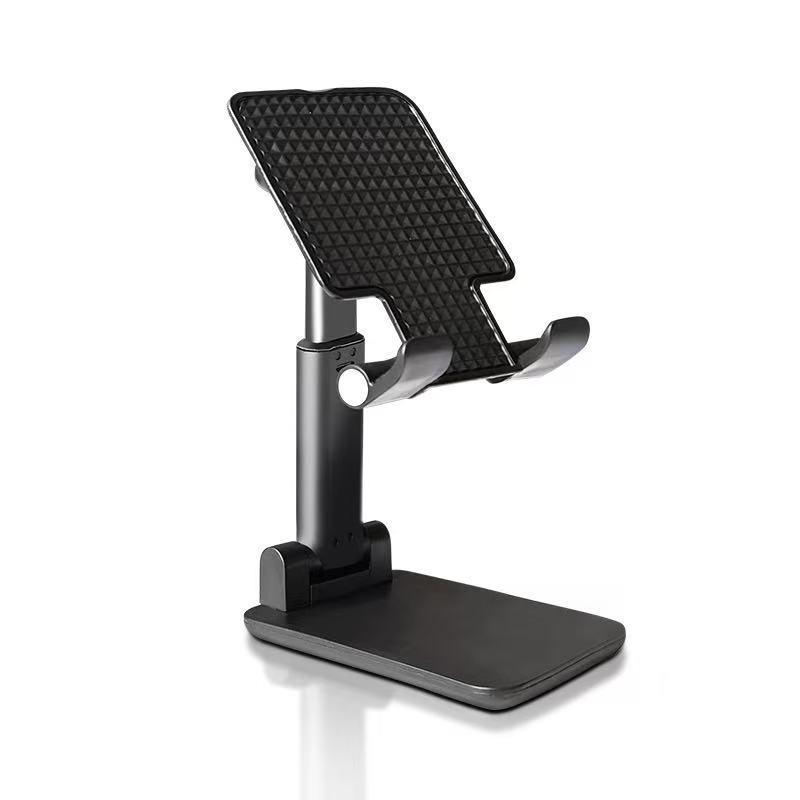 

Foldable & Height-Adjustable Phone Holder Stand for Streaming, Classes & More чорний