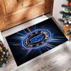 Chelsea FC Printed Flannel Area Rug Non Slip Soft Polyester Floor Carpet Indoor Decor Mat for Bedroom Living Room Sofa Game Room Home Decoration
