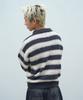 SUPERSUB Brushed Stripe Collar Knit - Charcoal