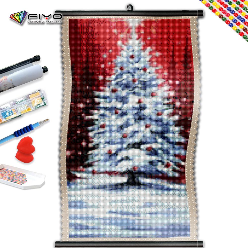 

5D DIY Рамка Алмазная вышивка Рождественский подарок Алмазная картина Белоснежка Рождественская елка Мозаика Настенные картины