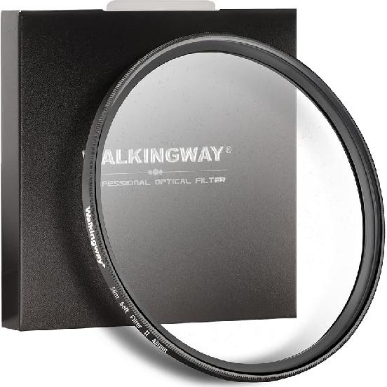 WalkingWay 37mm White Mist Diffusion Filter Subtle Soft Focus Filter Dreamy Fog Effect Circular Lens Filter Softening Diffuser for Digital DSLR 37MM
