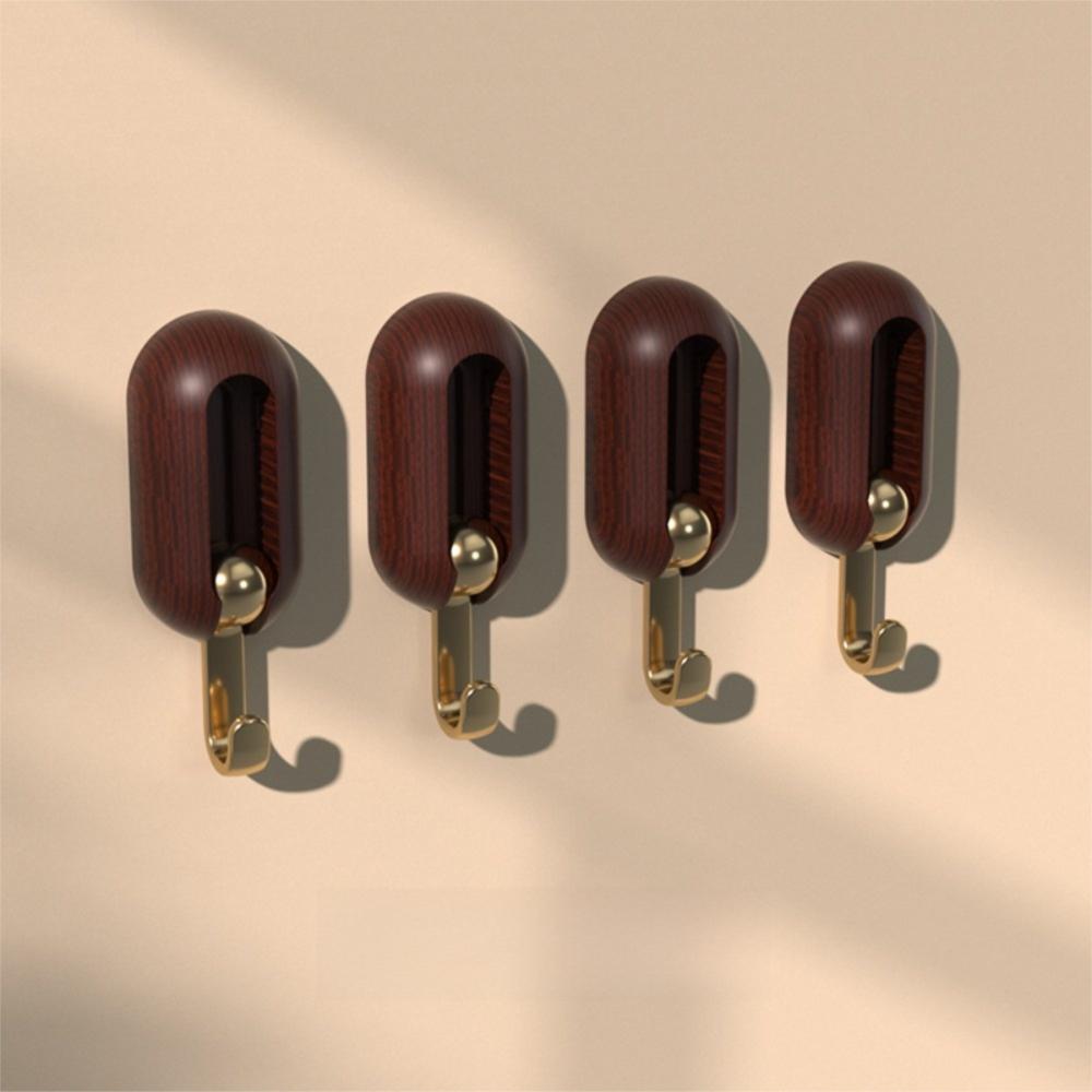 4pcs Non-Perforated Load-Bearing Hook Wall Mounted Non-Marking Hook  Home Organization