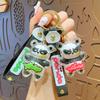 Lightning Red Panda Cartoon Pendant Doll Keychain Bag Couple Small Gift Keychain Pendant