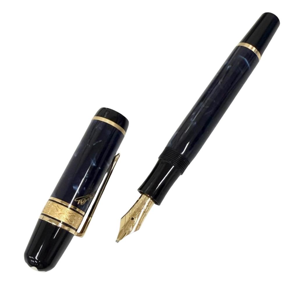 Great MONTBLANC fountain pen Writers Series 1998 Edgar Allan Poe 03184/17000 Used