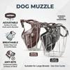 Adjustable Dog Muzzle Breathable Anti-Barking Dog Mouth Cover Anti-Indiscriminate Eating Anti-Bite Basket Muzzle Pet Protection