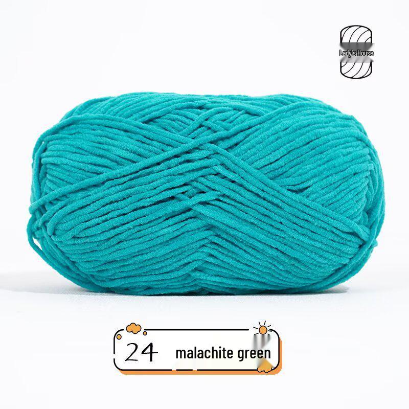 Meng Xiao Ya Matte Chenille Golden Velvet DIY Crochet Doll Bag Kit