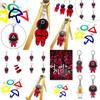 Squid Game Keychain Durable Acrylic Cartoon Keyring For Unique Fashion Statement