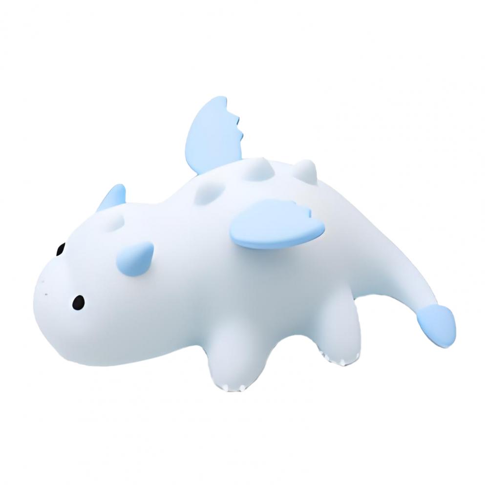 Kids Night Light Food-Grade Silicone Dimmable Soothing Glow Bedside Lamp Auto-Off Timer Nursery Night Light