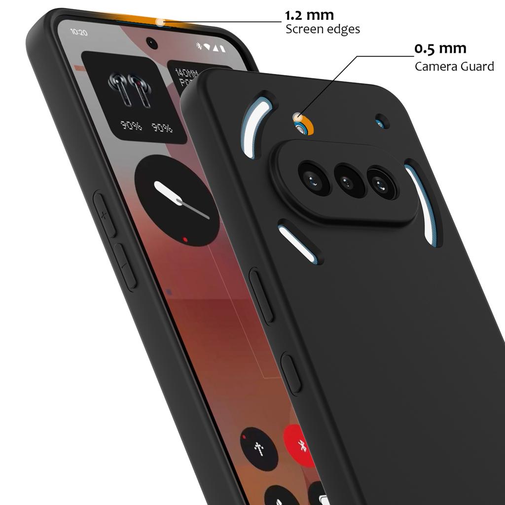 For Nothing Phone (3a) Case Compatible with MagSafe Anti-Drop Liquid Silicone Phone Cover