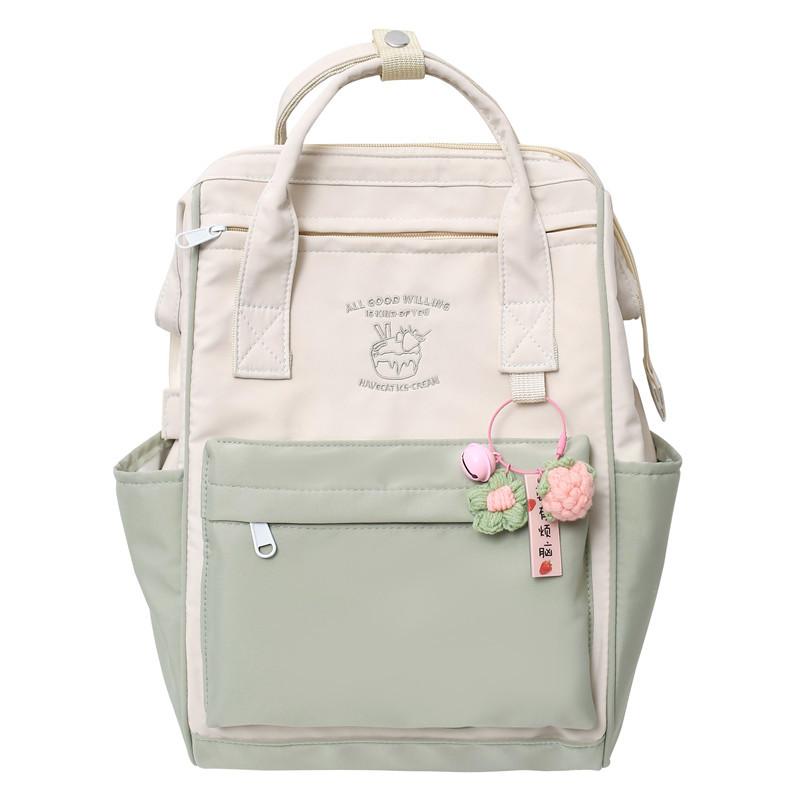 Mori princess small fresh backpack nylon cloth high value fashion versatile go out junior high school student schoolbag girl