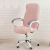 Polar Fleece Office Chair Cover Water Resistant Jacquard Office Computer Chair Covers Elastic Armchair Slipcover For Living Room