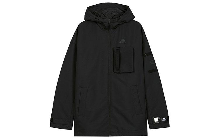 Adidas Jackets Men s Black Hooded Moderate Other GP0982 S