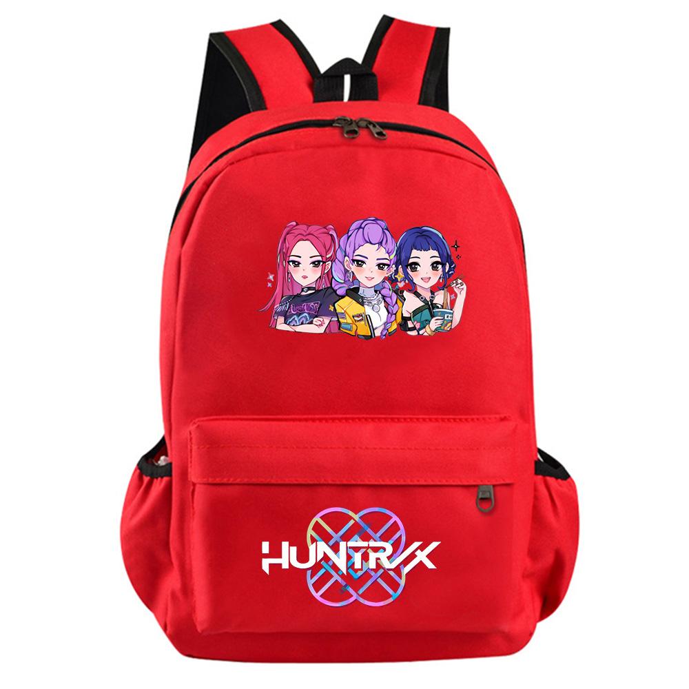 Anime K-Pop Demon Hunters Printed Backpack for Teenager Student Girl Boy Bookbag Schoolbag Women Large Capacity Waterproof Travel Bag Kid Gift