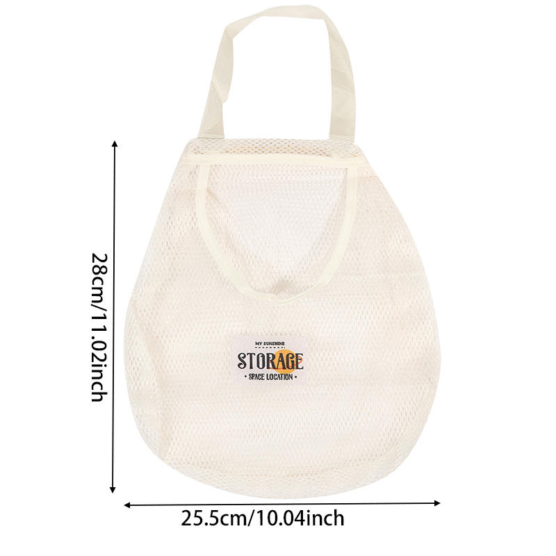 Wall-Mounted Mesh Bag for Underwear Socks Personal Hanging Basket Multi Purpose Space Saving Kitchen Fruit Vegetable Pouch