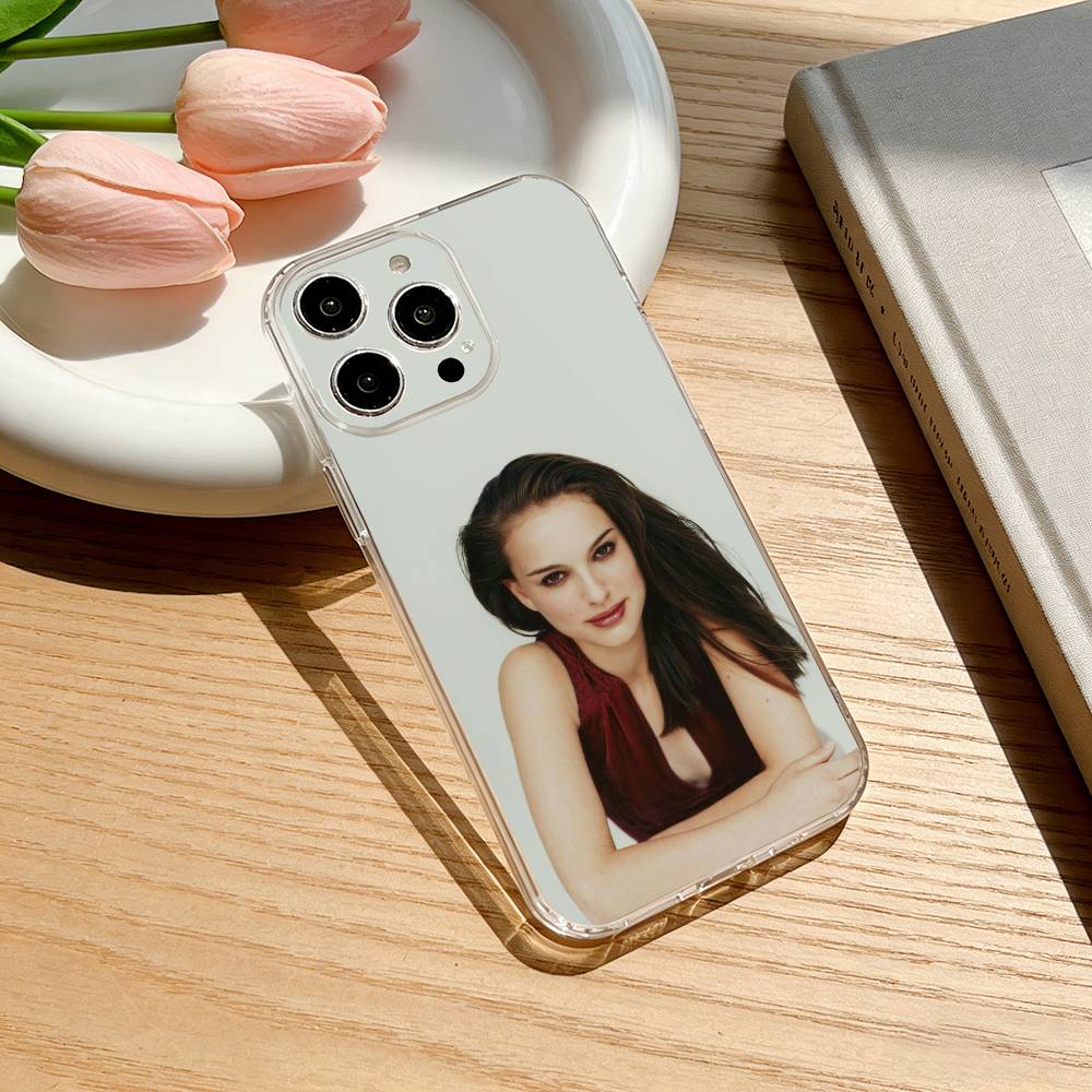 

Natalie Portman Phone Case For iPhone 17 16 15 14 13 12 11 Mini Pro Max Plus Transparent Cover iPhone13PROMAX