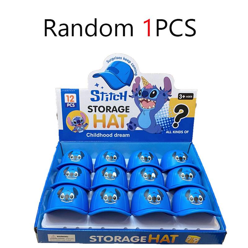 

New Stitch Mysterious Storage Hat Keychain Doll Backpack Pendant Accessories Blind Box Set Blind Box Toys