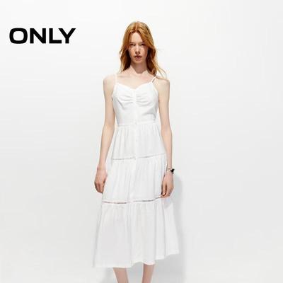 V-hals geplooide midi jurk
