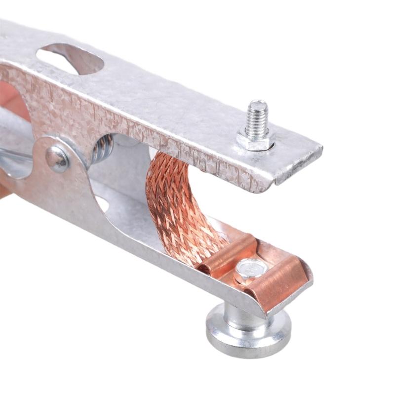 Industrial Grades Magnetic Welding Clamps 132 Nonslip Design Heat Resistant Steel Construction Secure Current Transfer