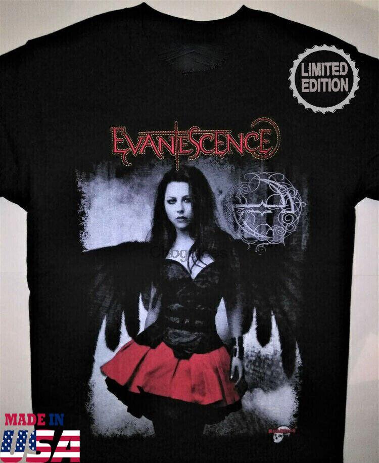 

Evanescence Band Heavy Cotton All Size Unisex Black Shirt S-5XL Unisex T-Shirt XXXXL