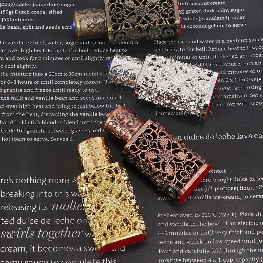 Metal Royal Bottle Cosmetic Container Essential Oils Bottle Perfume Bottle Wedding Decoration Gift