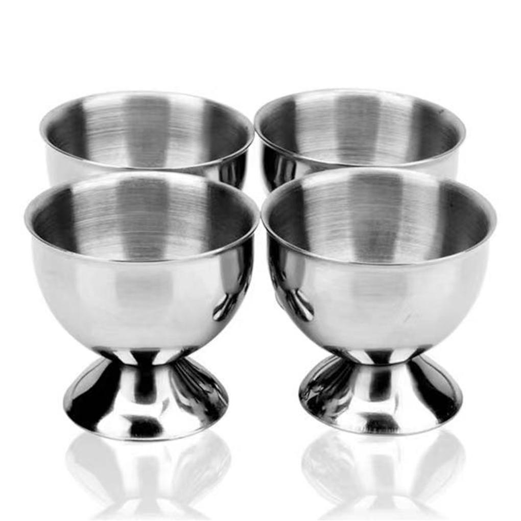 Stainless Steel Eggs Cup Strong And Durable For Boiled Eggs Stainless Steel Boiled Egg Cups