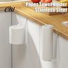 Sturdy Paper Roll Support Toilet Holder, Stainless Steel Heavy Duty Metal Rack Storage Rack, Wall Mount Stand for Bathroom Modern Home Improvement